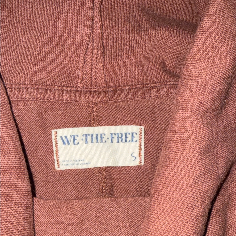 Free People Off-Shoulder Tee - Rust Brown - Picture 2 of 2